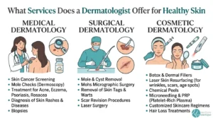 serivces offered by dermatologist